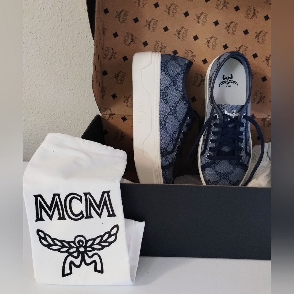 MCM Tennis Shoes Size 7 Womens NWT - Picture 10 of 14